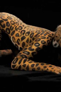 bodypainting gepard