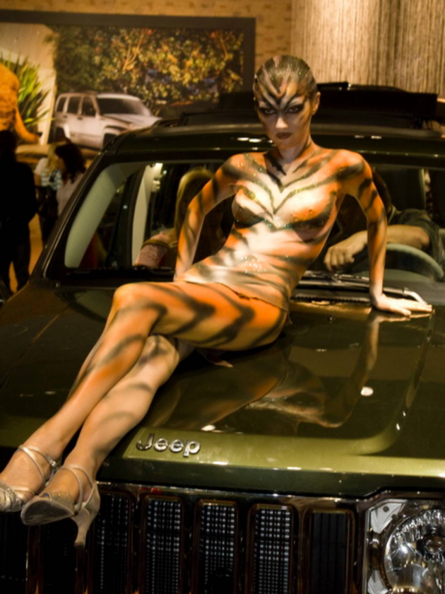 Tygřice na autosalonu MIMS 2008 a další fotky