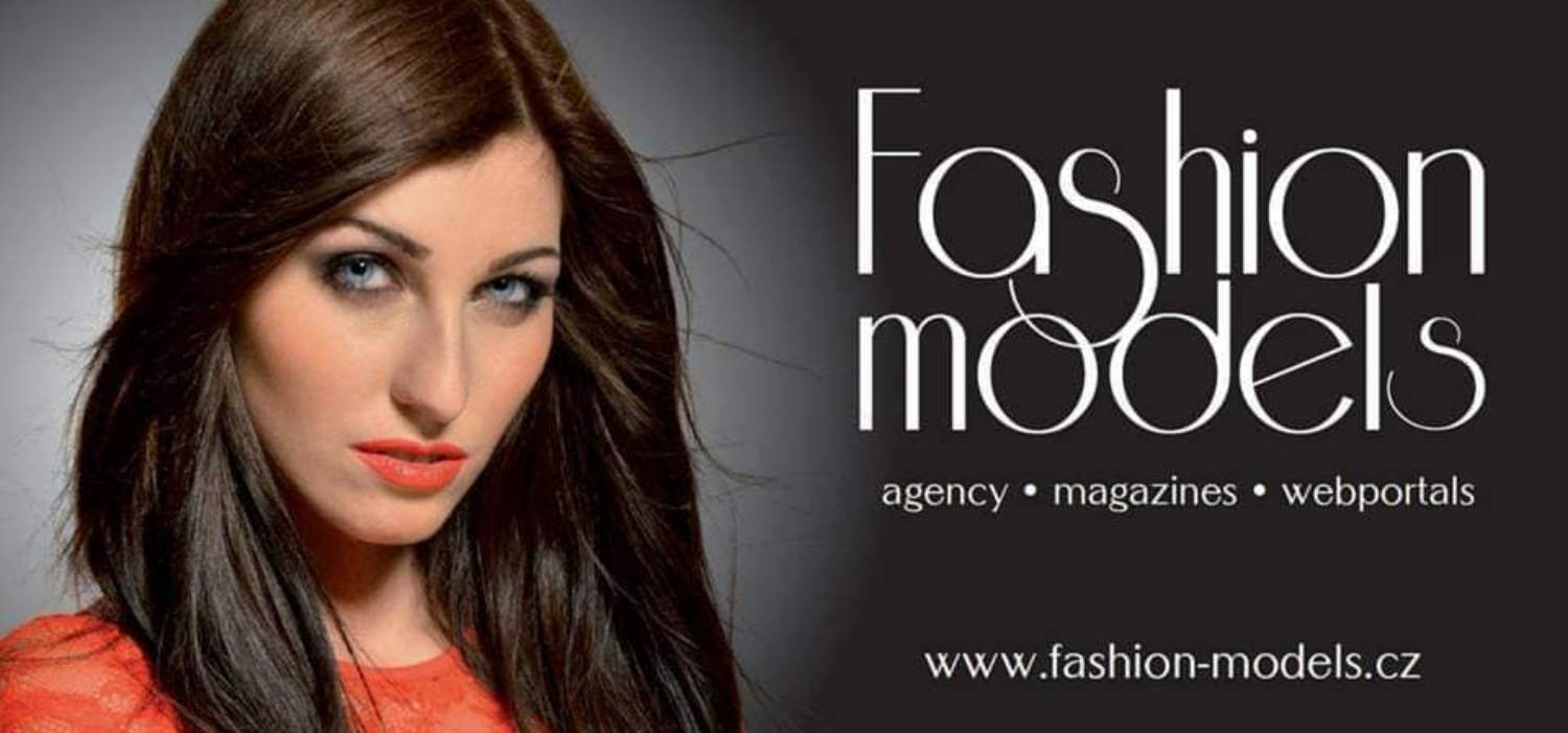 Tvář na billboardy, tištěné materialy a webové stránky modelingové agentury Fashion Models